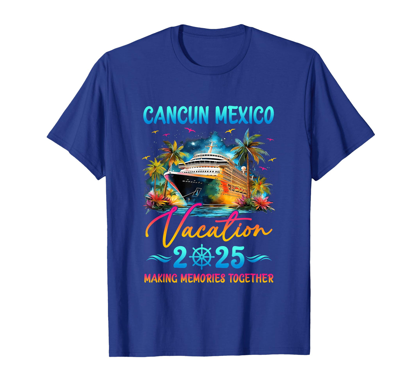 Cancun Mexico Family Vacation 2025 Matching Group Summer T-Shirt