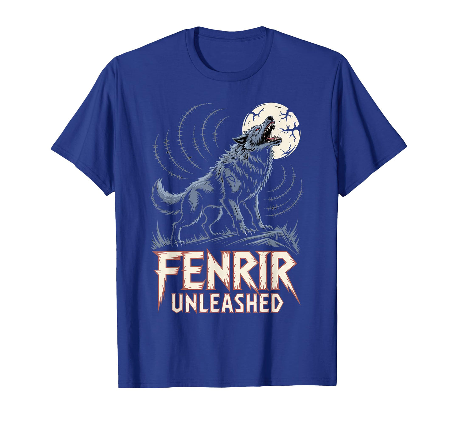 Odin Celtic Fenrir Wolf Norse Mythology Nordic Viking T-Shirt