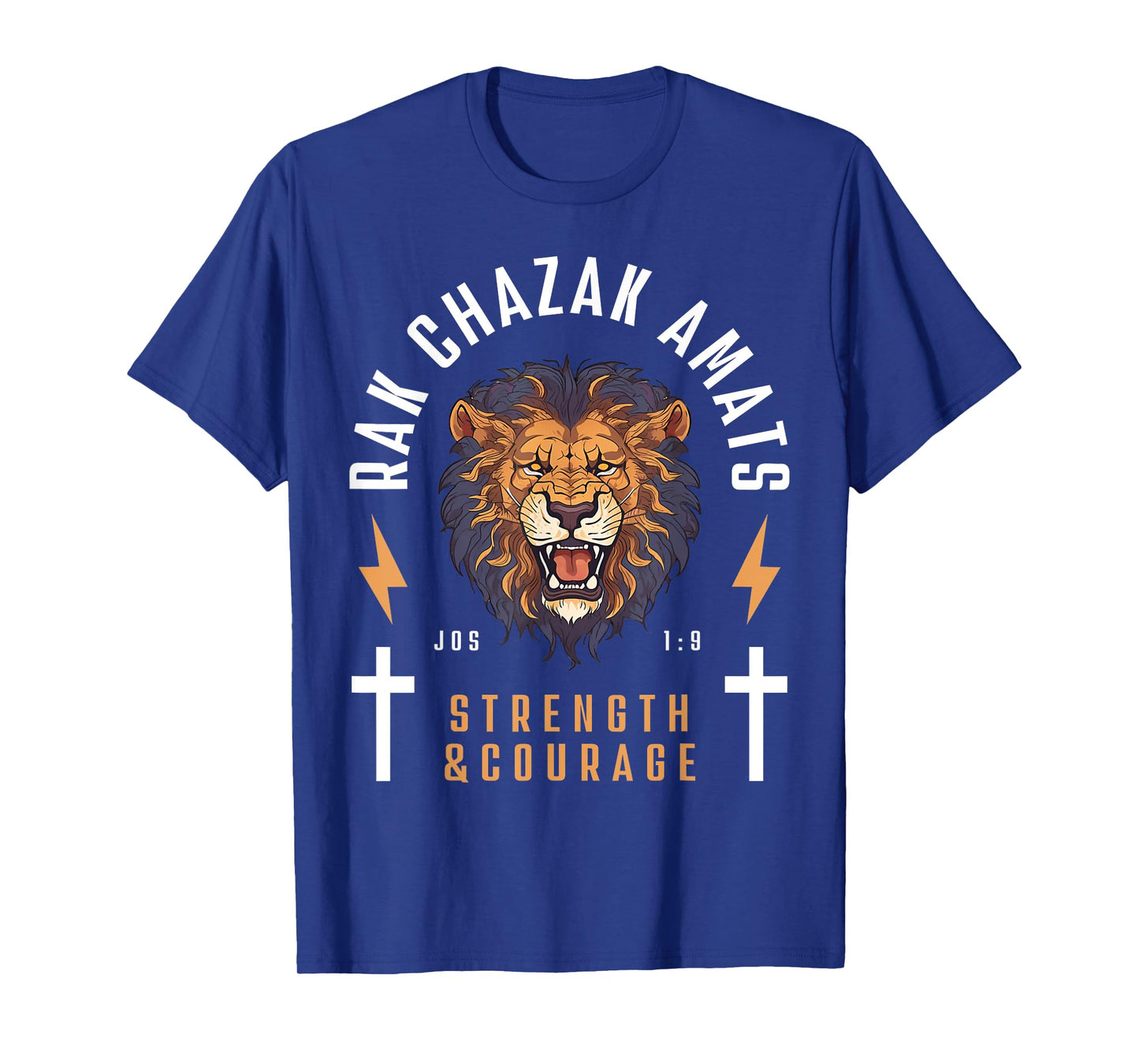 Rak Chazak Amats - Strength & Courage Lion T-Shirt