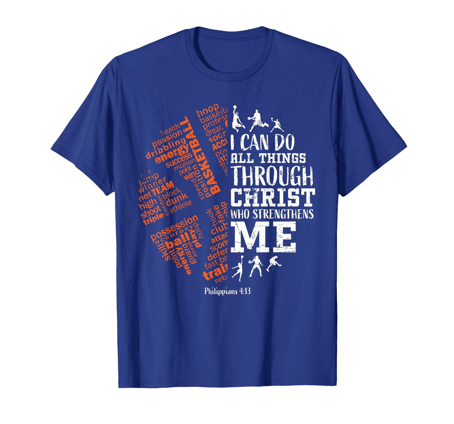Basketball Sayings Christian Verse Teen Boys Kids Graphic T-Shirt