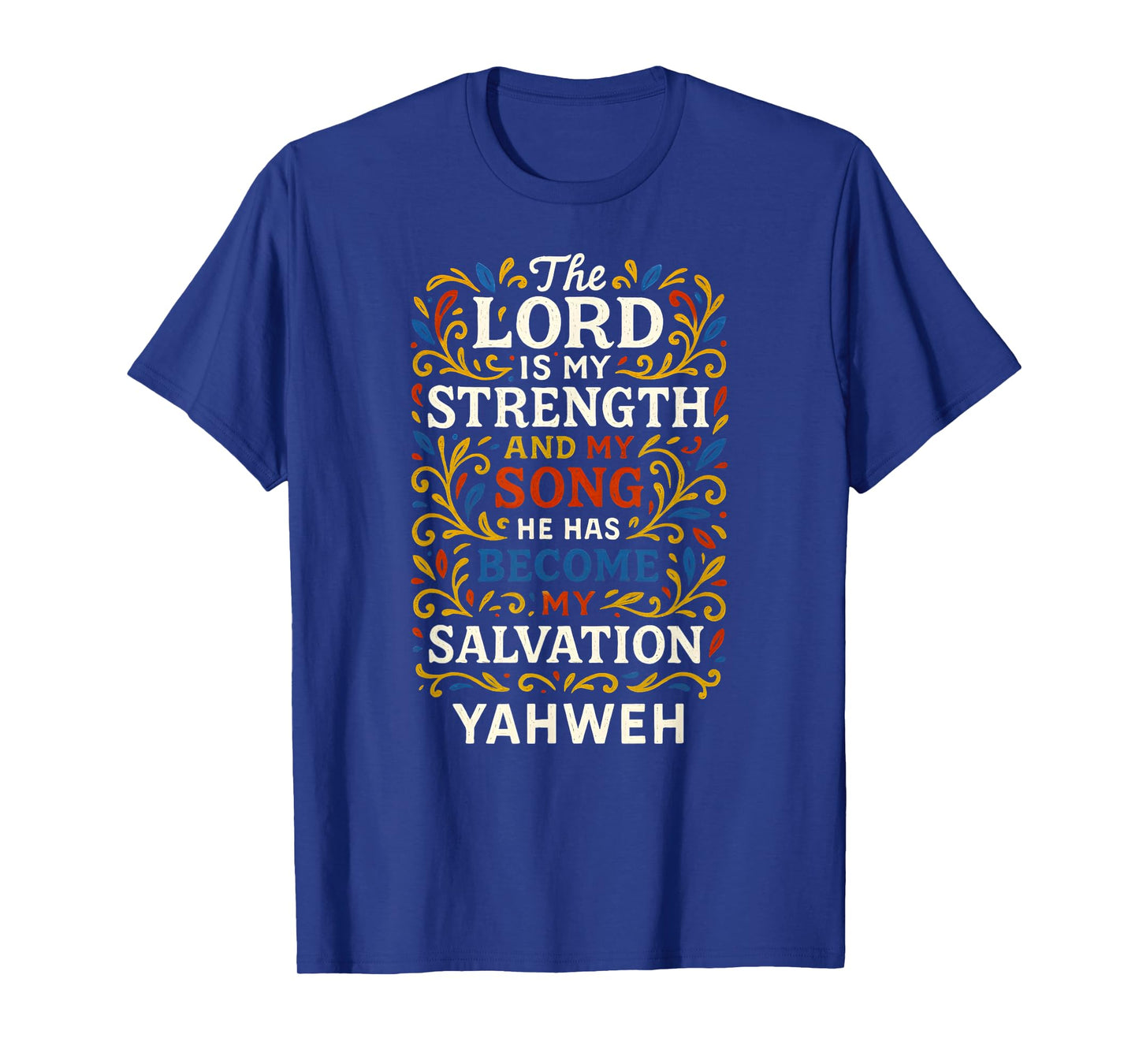 Bible Verse Yahweh Vintage Mens Christian Faith T-Shirt