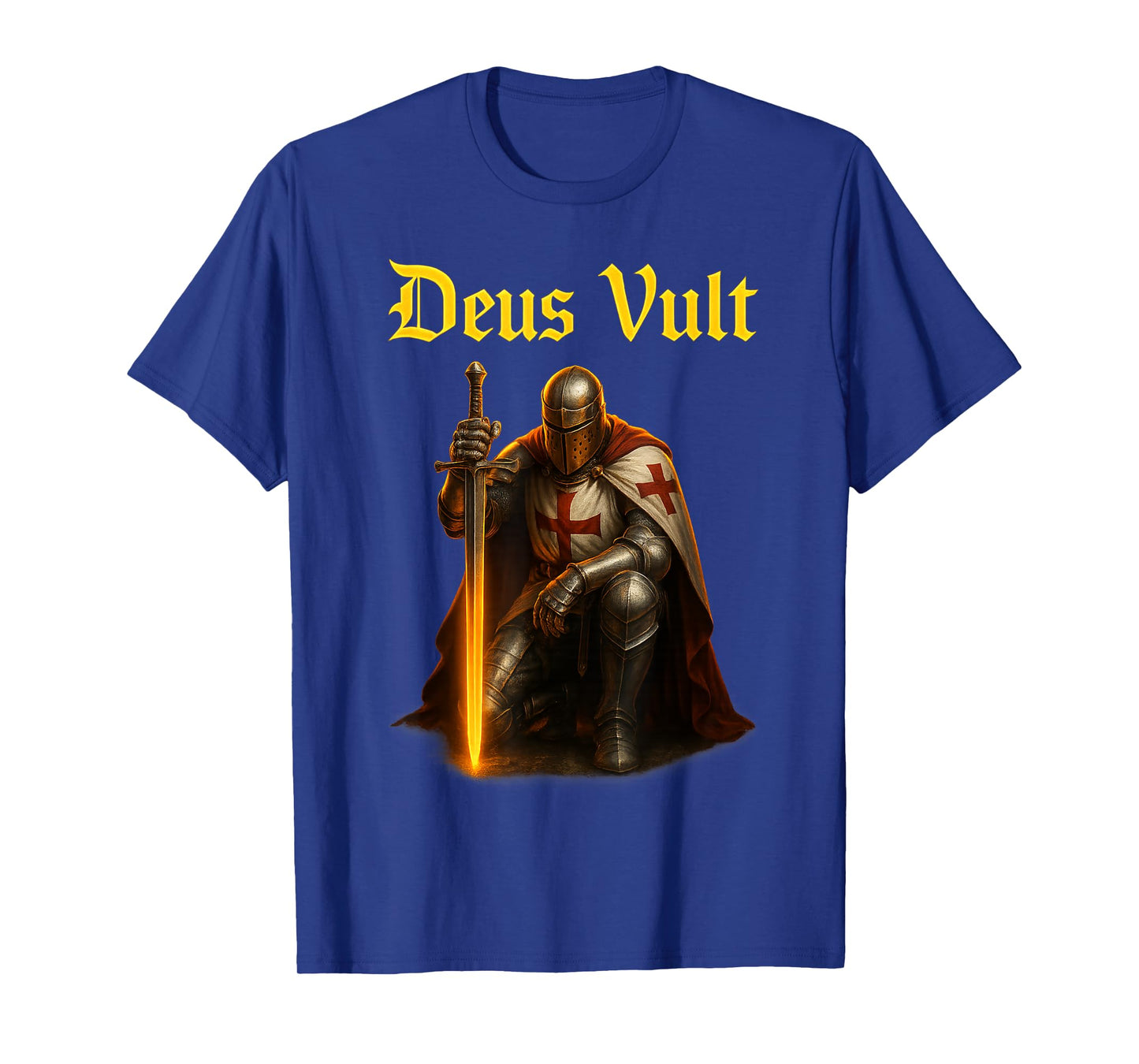 Deus Vult - Christian Catholic Templar Crusader T-Shirt