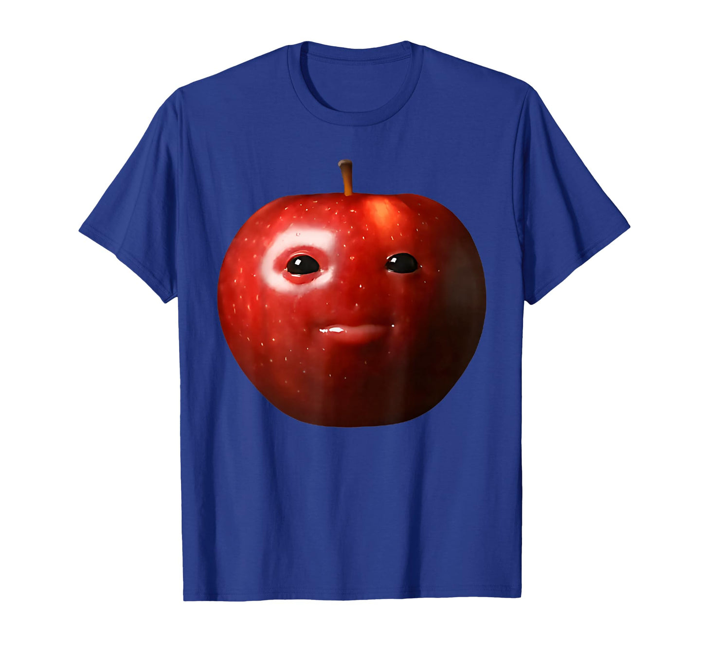 Funny Silly AI Apple Gen Z Meme Brainrot Humor Fruit Lovers T-Shirt