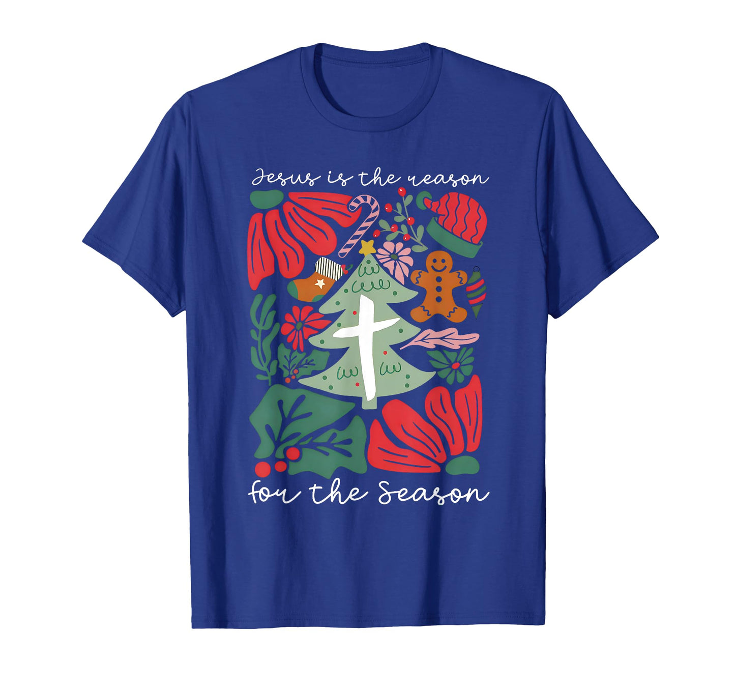 Jesus Is The Reason For The Season Christmas Christian Xmas T-Shirt