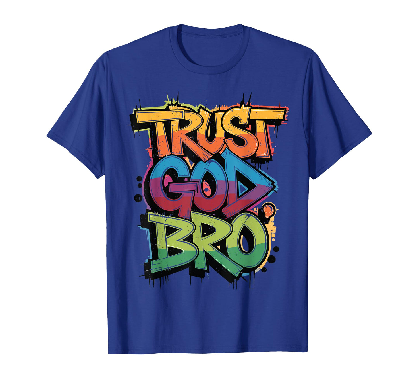 Kids Trust God Bro Funny Christian Boys Teen Brother Toddler T-Shirt