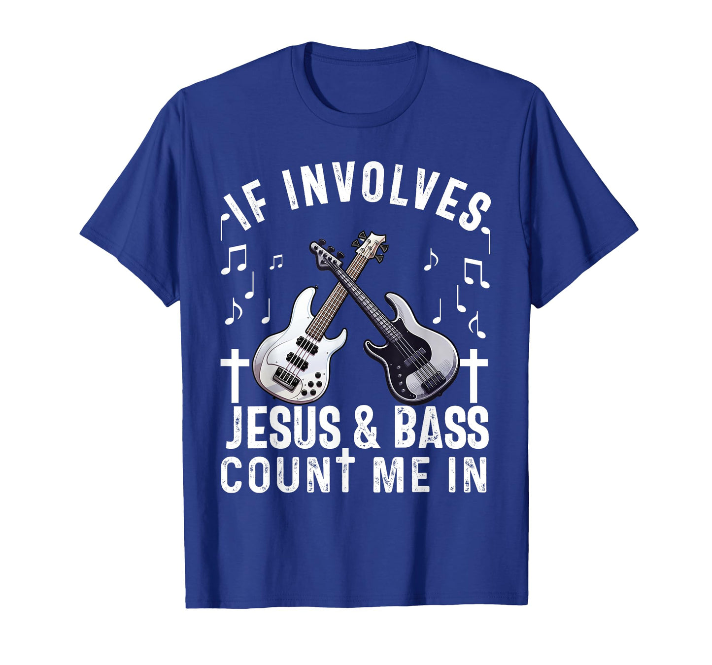 Christian Bass Guitar Player Worship Jesus Bassist Music T-Shirt