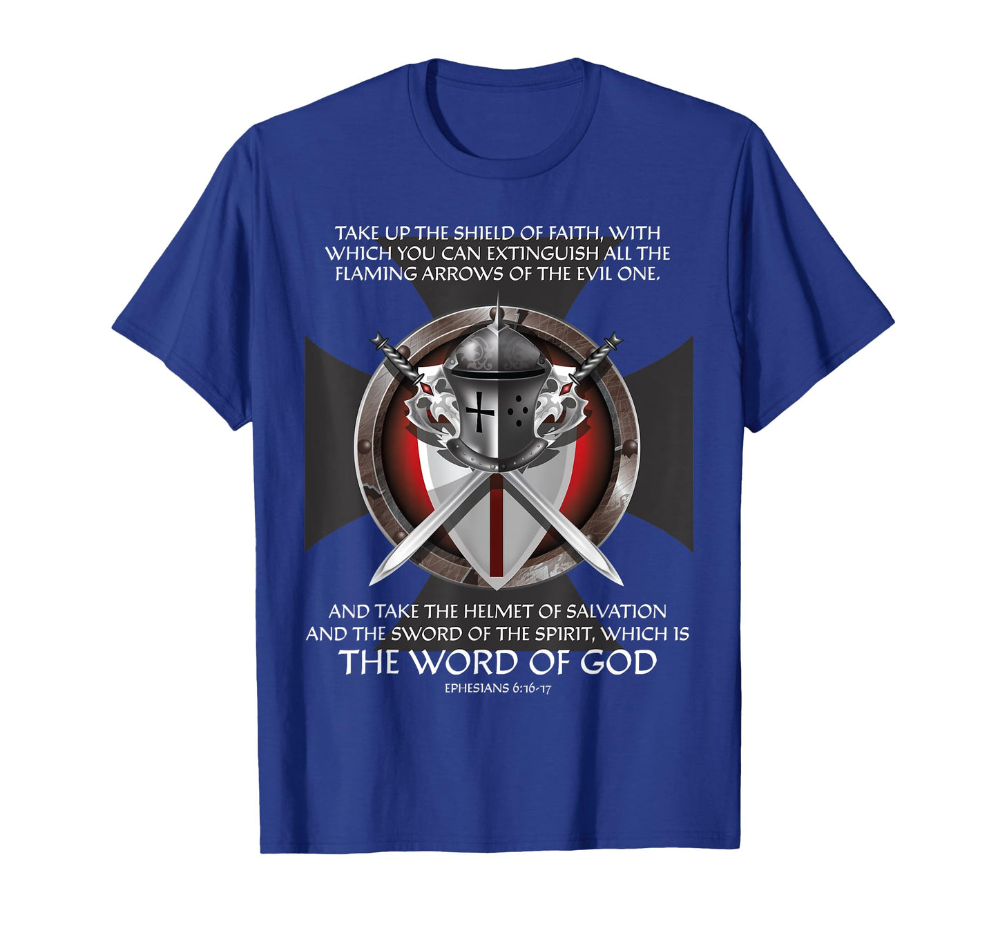 Armor of God Christian Bible Verse Religious Faith Graphic T-Shirt