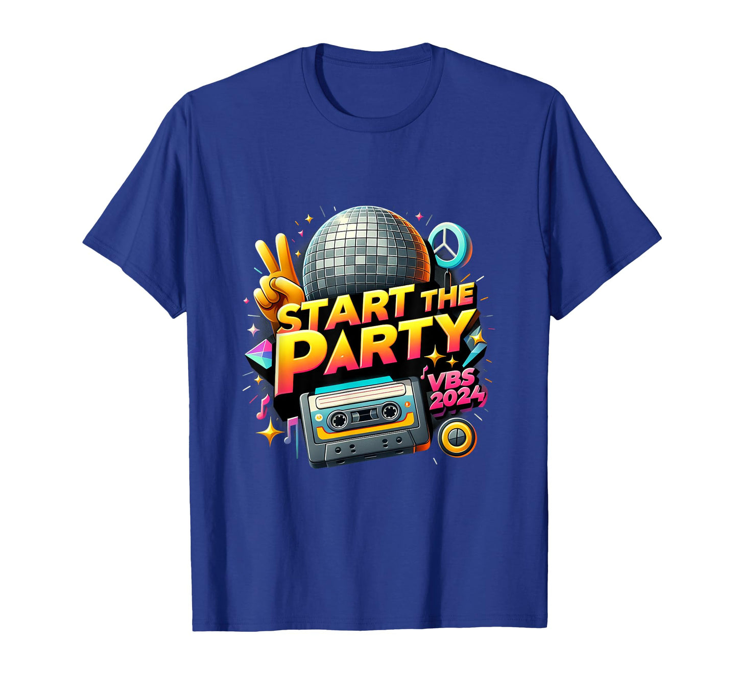 Start The Party Funny VBS 2024 Vacation Bible School 2024 T-Shirt