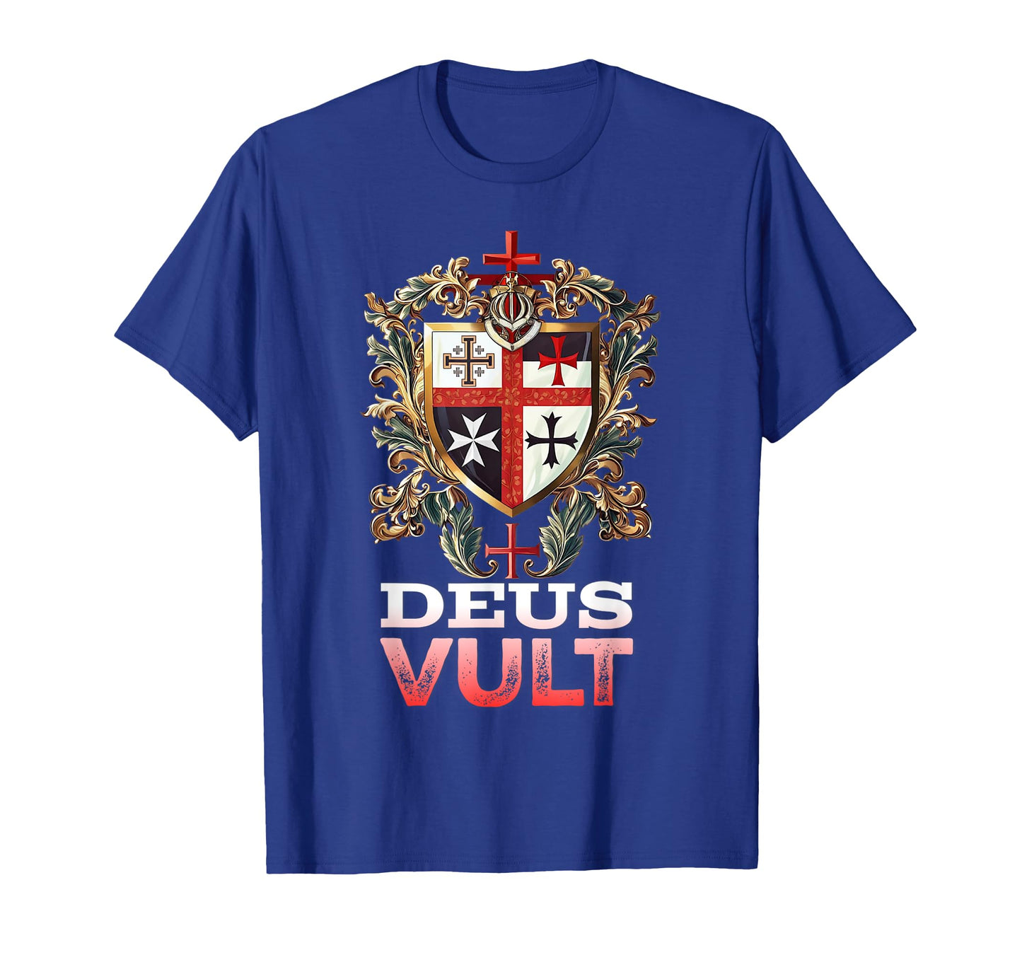 Catholic Knight Templar Crusader Cross Latin T-Shirt