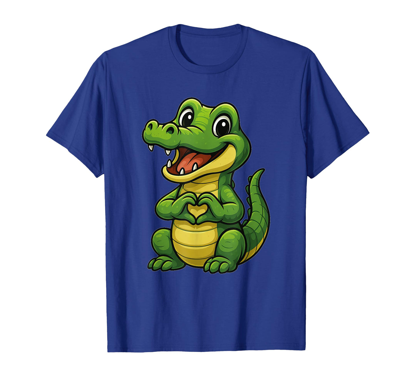 Crocodile with heart | Sweet crocodile with heart symbol T-Shirt