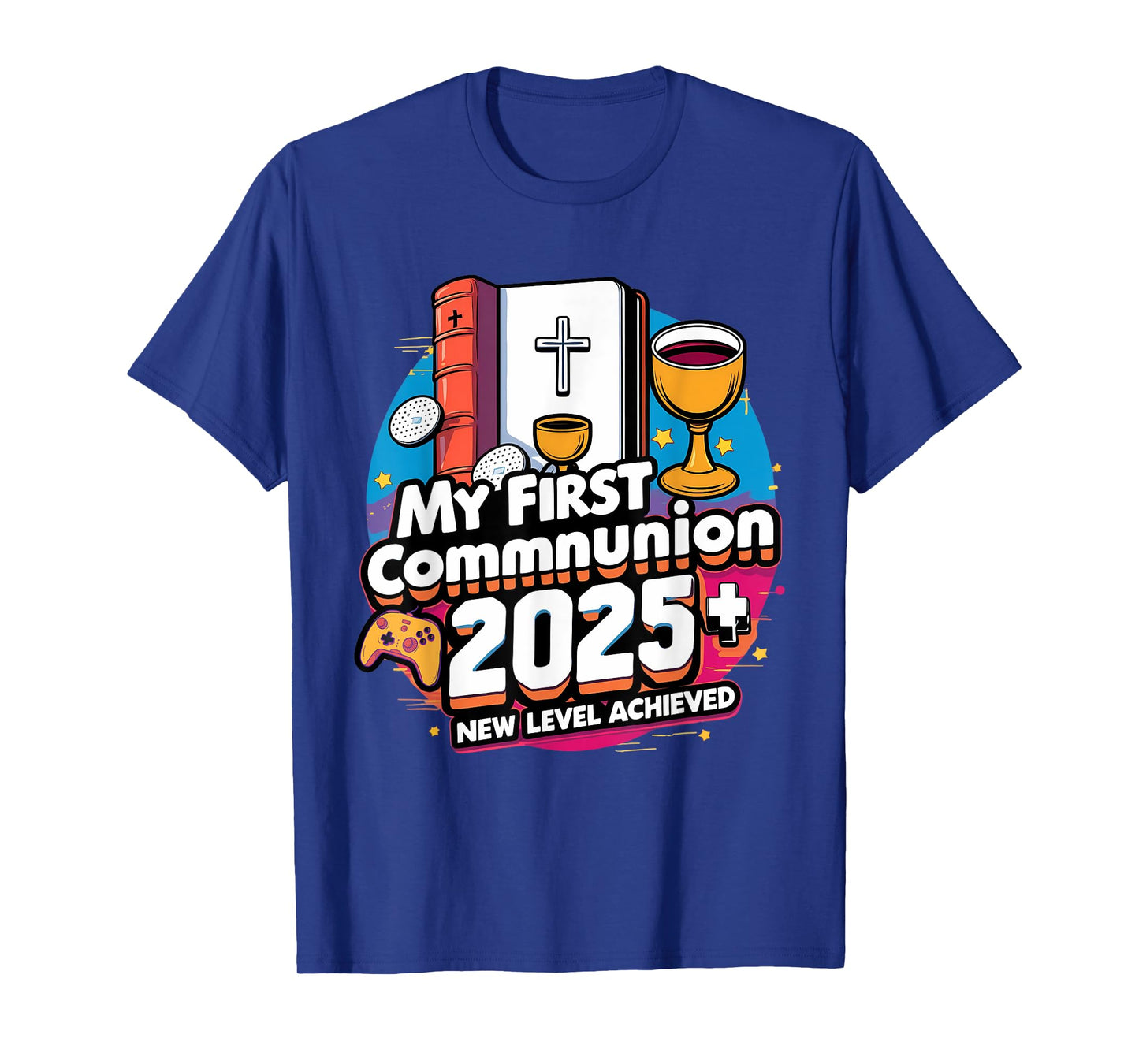 My 1st First Communion 2025 Video Game Controller Boys Girls T-Shirt