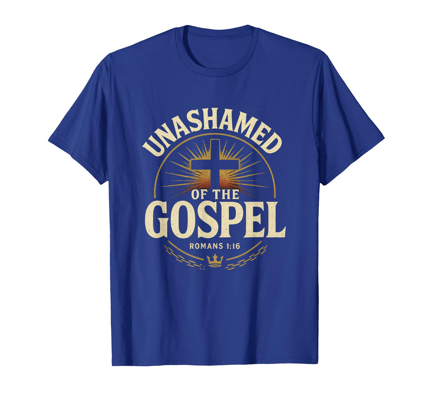 Unashamed of The Gospel Romans 1:16 Bold Christian Urban T-Shirt