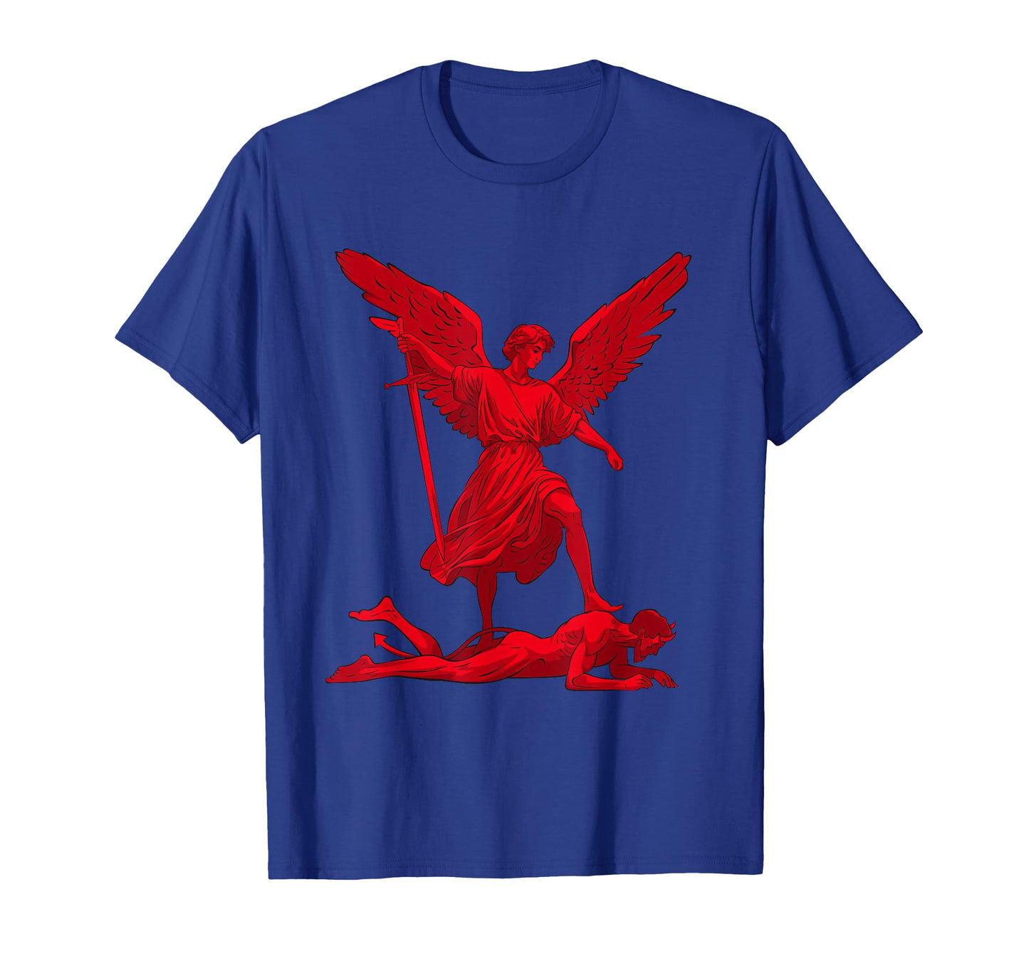 SAINT MICHAEL ARCHANGEL DEFEATING EVIL T-Shirt