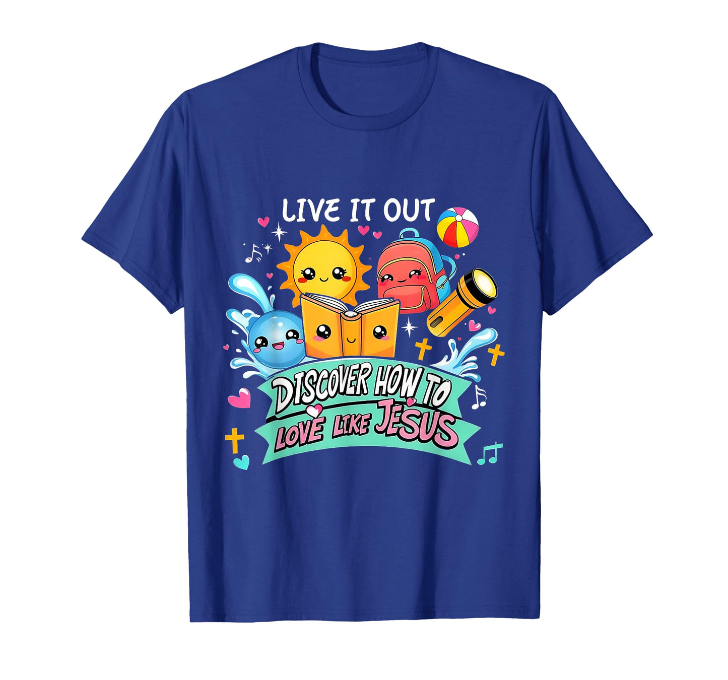 Live It Out Love Like Jesus VBS Summer 2025 Tee T-Shirt