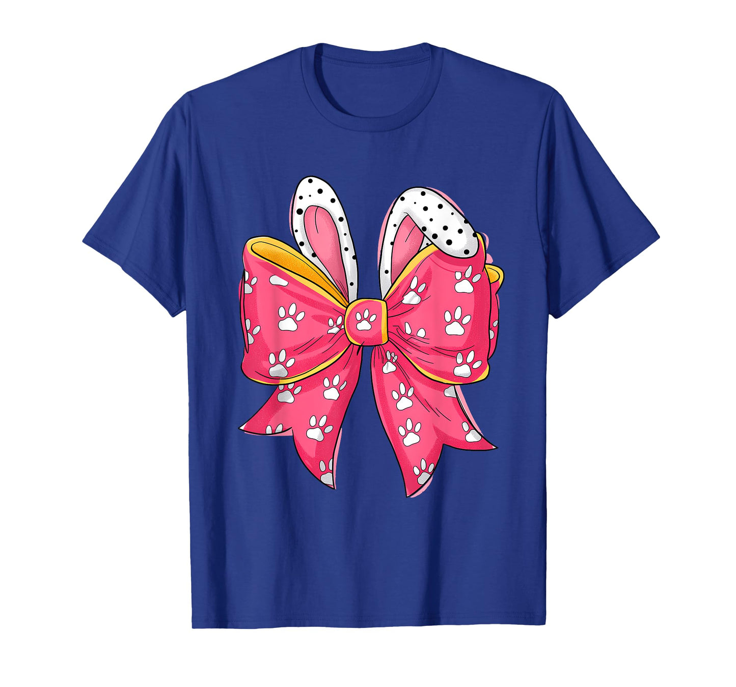 Easter Day Coquette Bow Cute Bunny Rabbit Girls Teens Kids T-Shirt