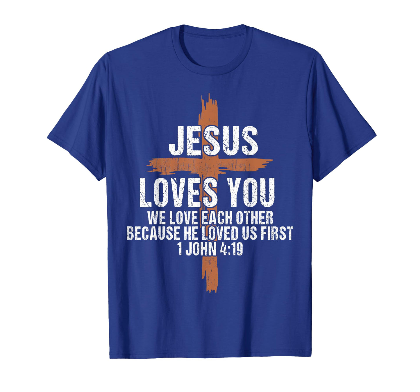 Men Jesus Loves You Christian I You Me Women Teen Father God T-Shirt
