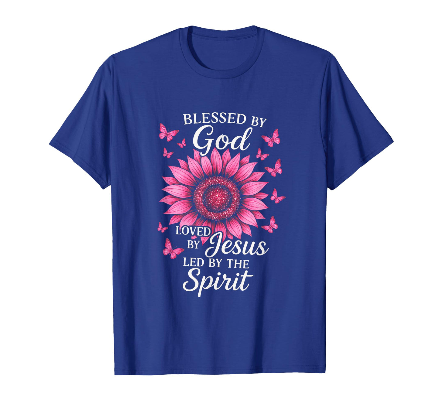 Blessed by God - Sunflower Christian Design T-Shirt