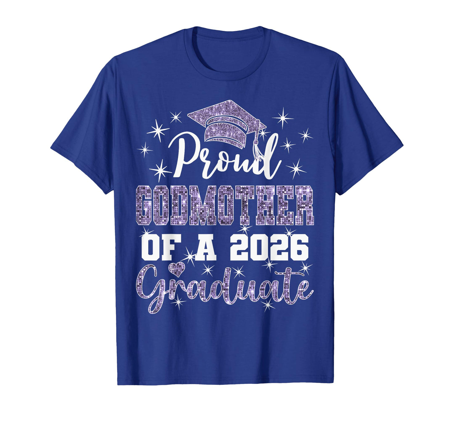 Super Proud Godmother of 2026 Graduate Graduation Family T-Shirt