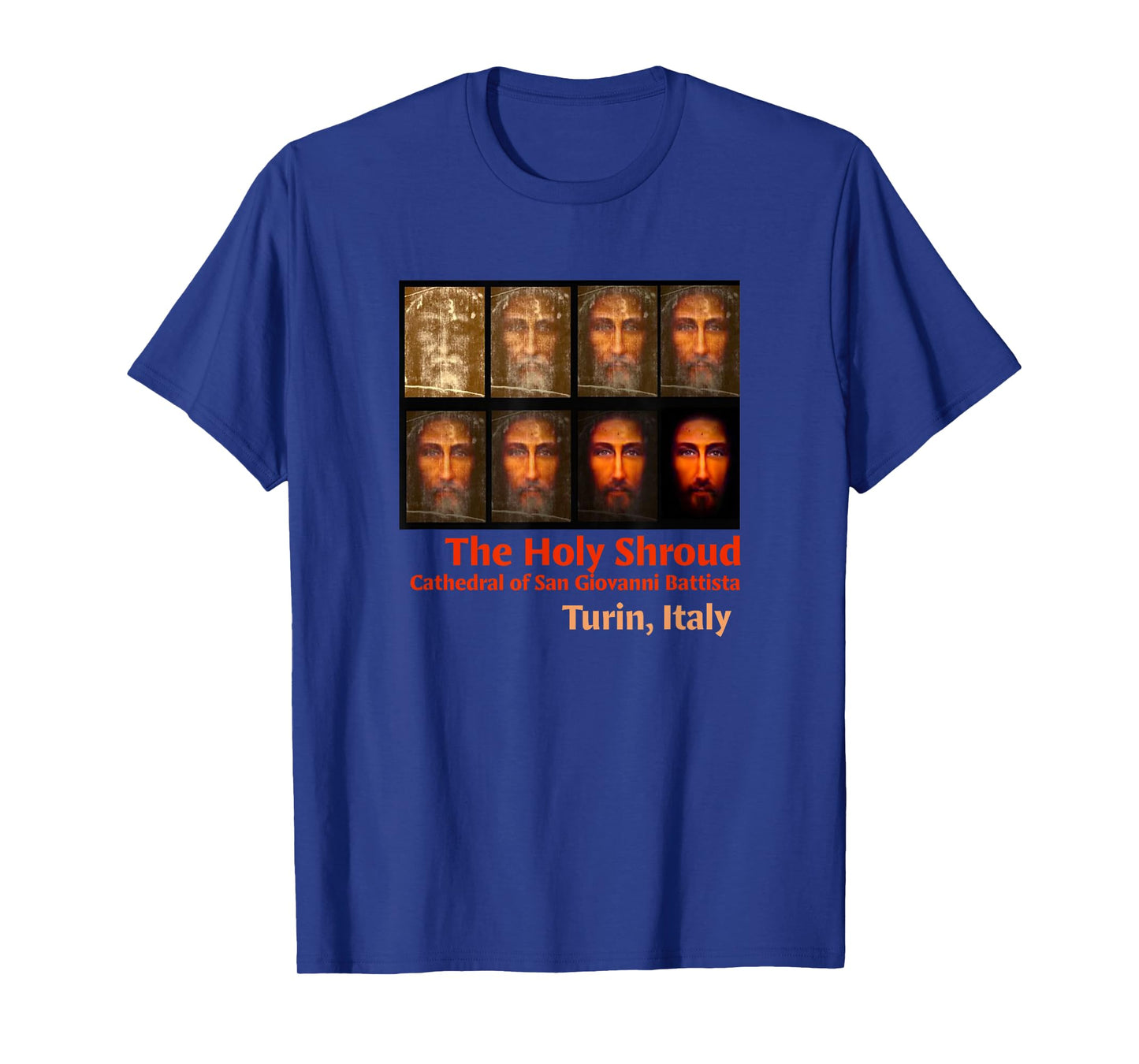 Shroud of Turin The Holy Face of Jesus Test Phases T-Shirt