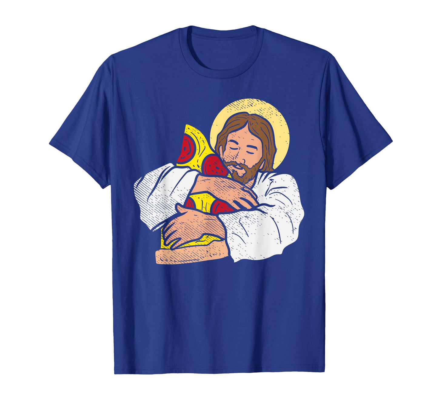 Food Lover Jesus Pizza Funny God Christ Snack Christian Gift T-Shirt