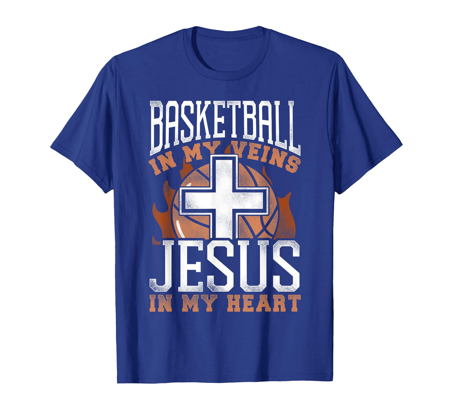 Basketball Bball Jesus Faith Christian Basketball In My T-Shirt