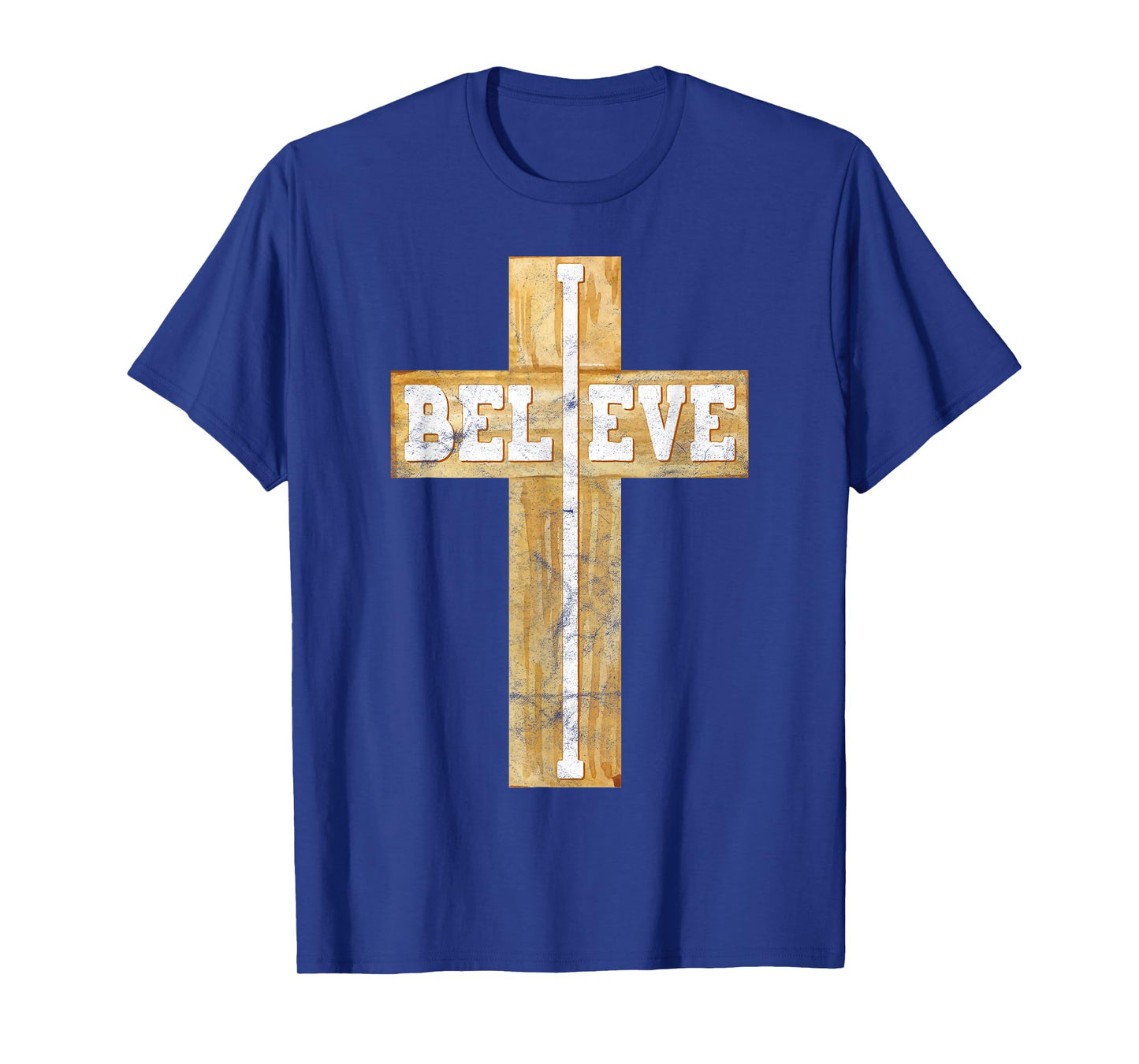 Believe Christian Cross Jesus Christ Christians Men Women T-Shirt