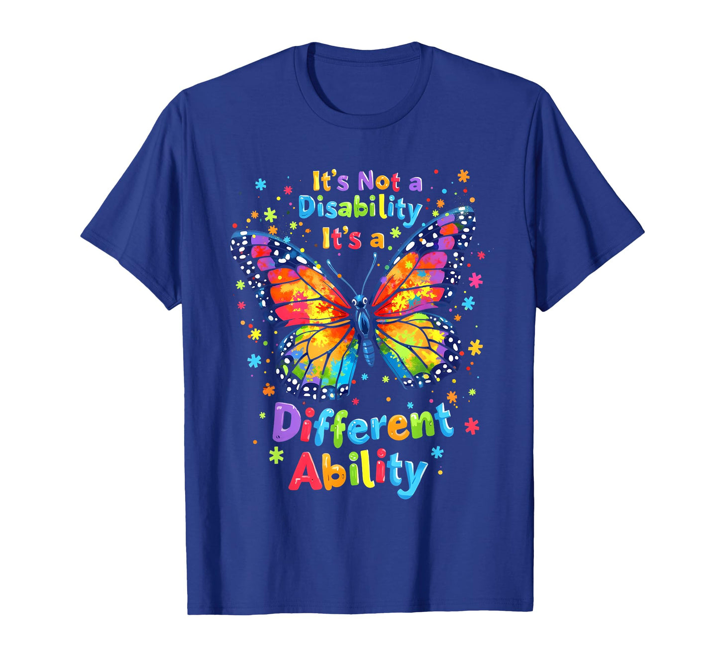 It's Not A Disability It's A Different Ability Handicapped T-Shirt