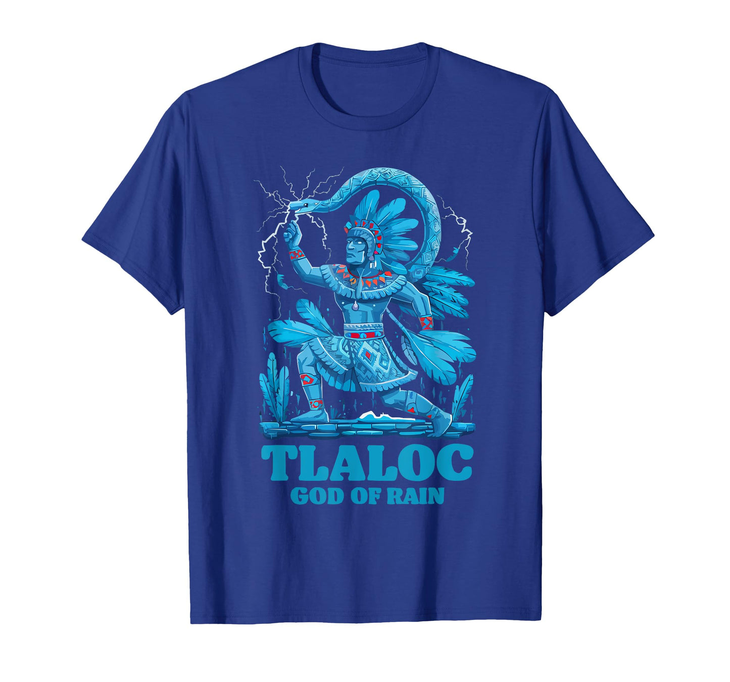 Aztec God Aztec Culture Mayan Indigenous Tlaloc Statue T-Shirt