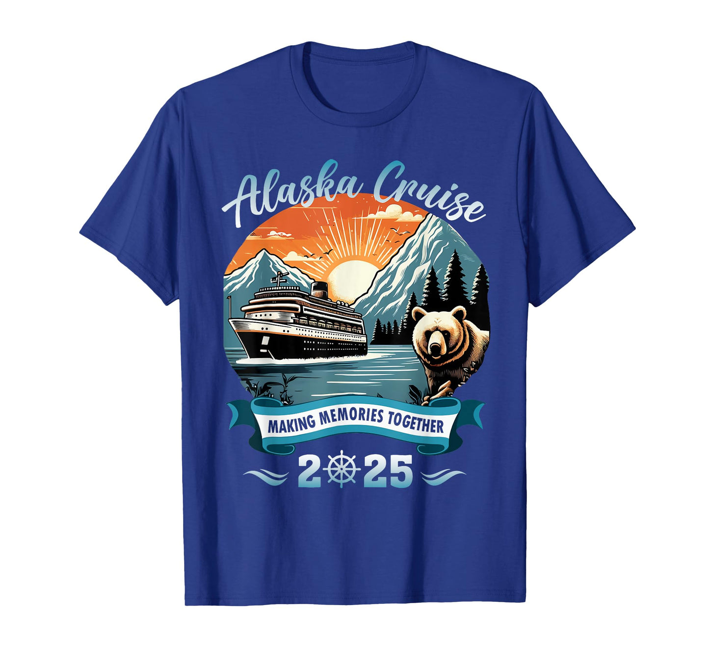 Matching Family Friends And Group Alaskan Alaska Cruise 2025 T-Shirt