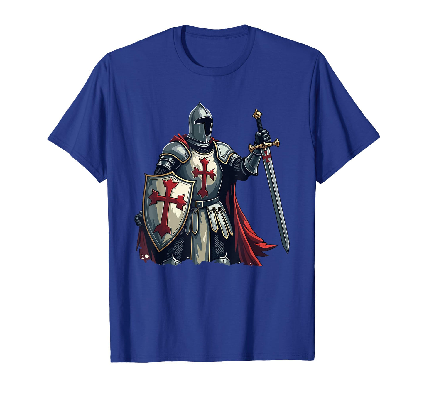Templar Knight, Warrior & Crusader T-Shirt