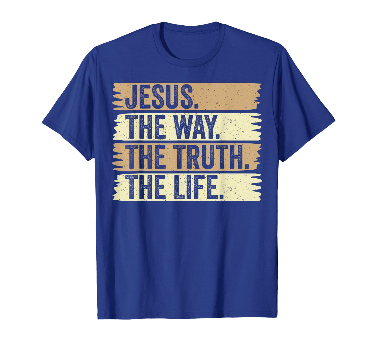 Retro Jesus The Way Truth and Life Vintage Christian Worship T-Shirt