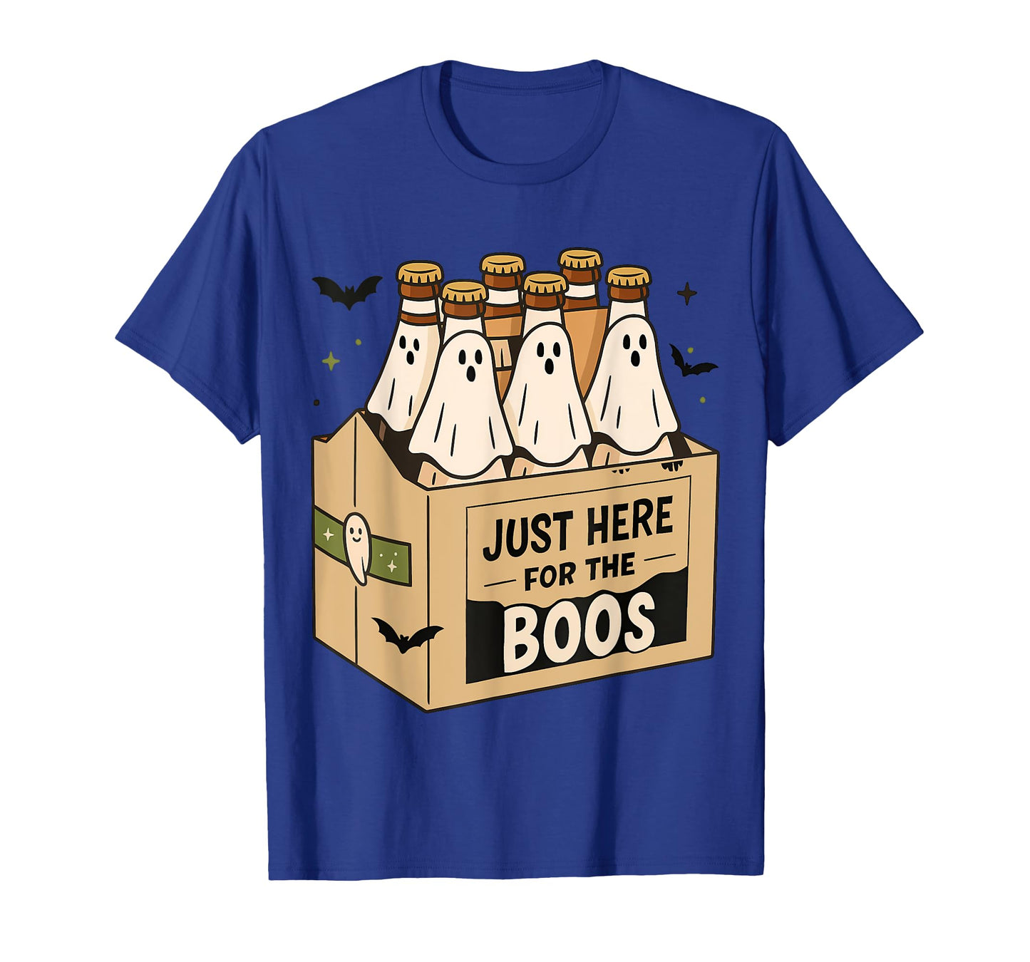 Halloween Ghost Drink I'm Just Here for The Boos Costume T-Shirt