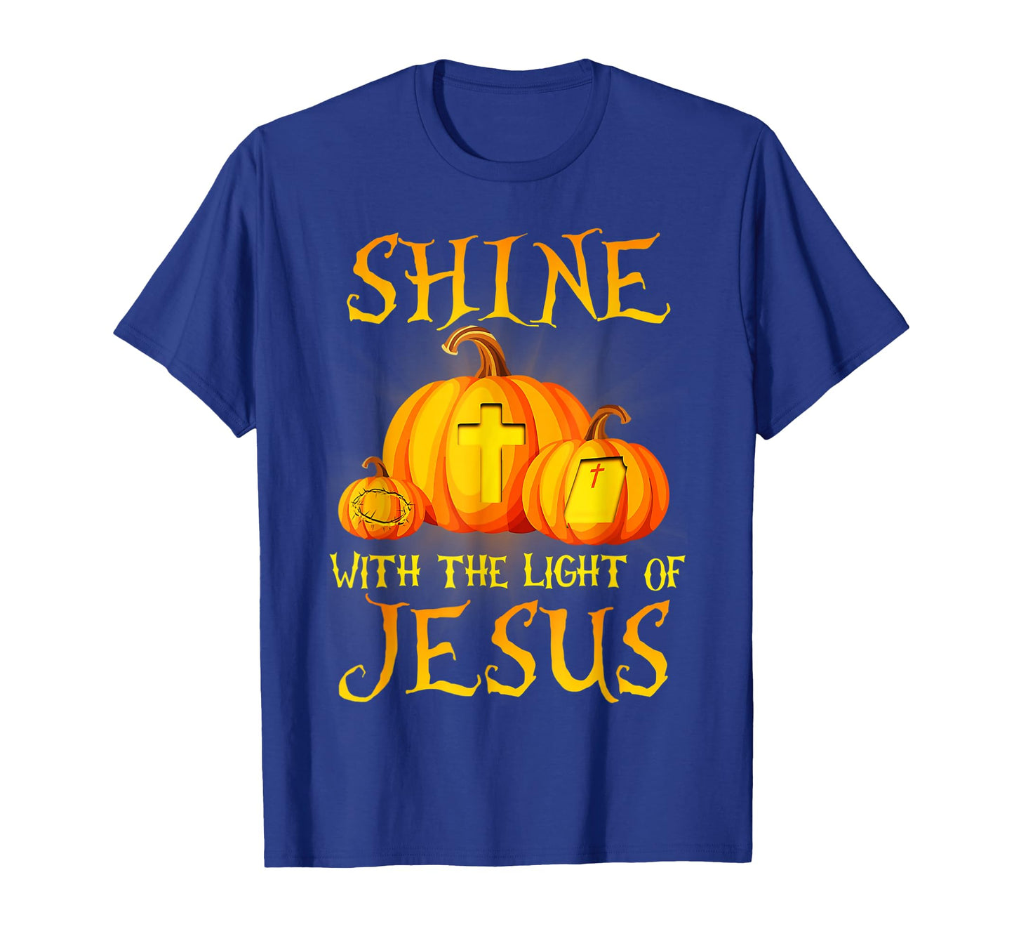 Jack O Lantern Jesus Pumpkin Shine With The Light Of Jesus T-Shirt