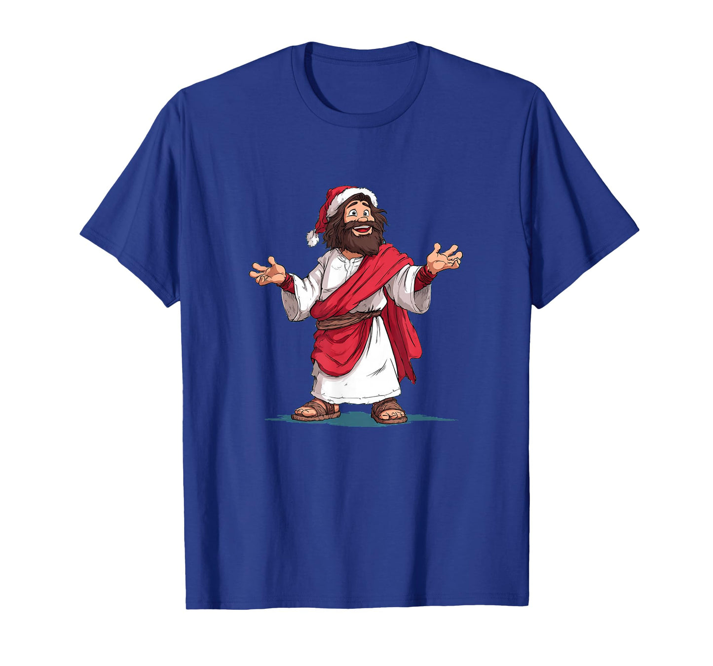 Amazing Jesus Christ Graphic in Christmas Look T-Shirt