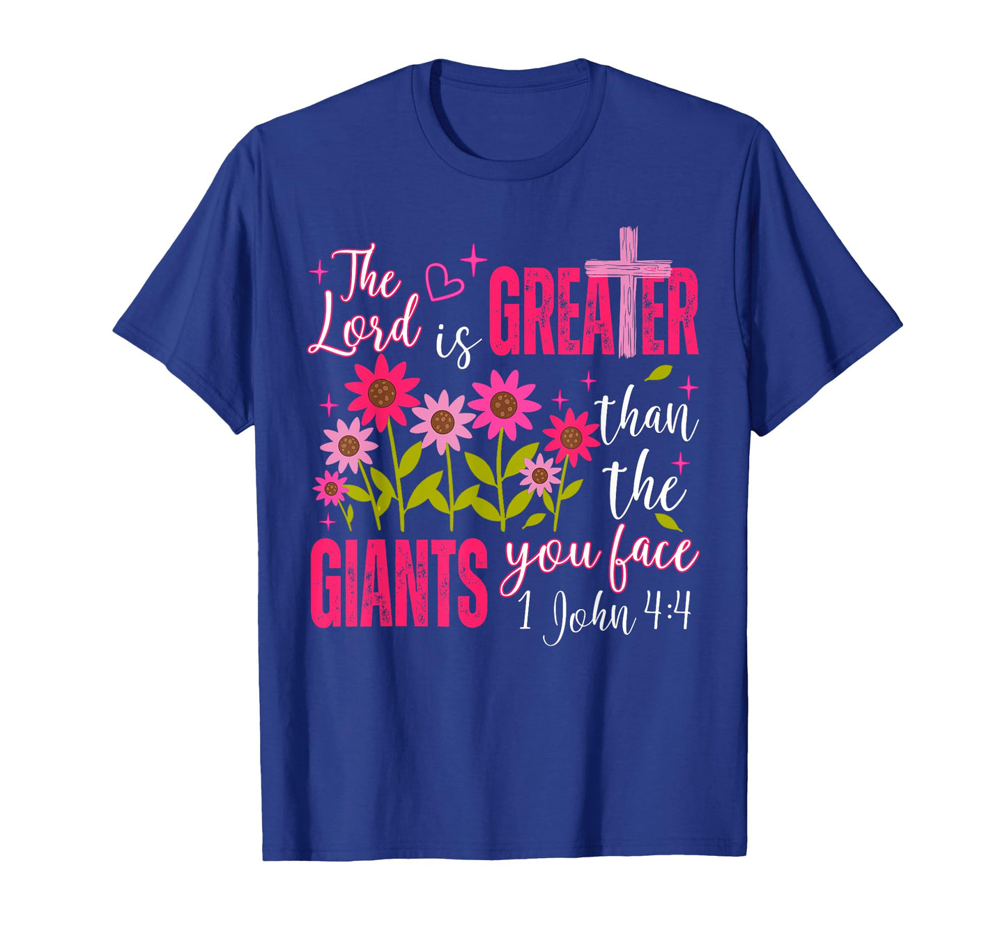 Christian Faith Jesus God Religious The Lord is A Greater T-Shirt