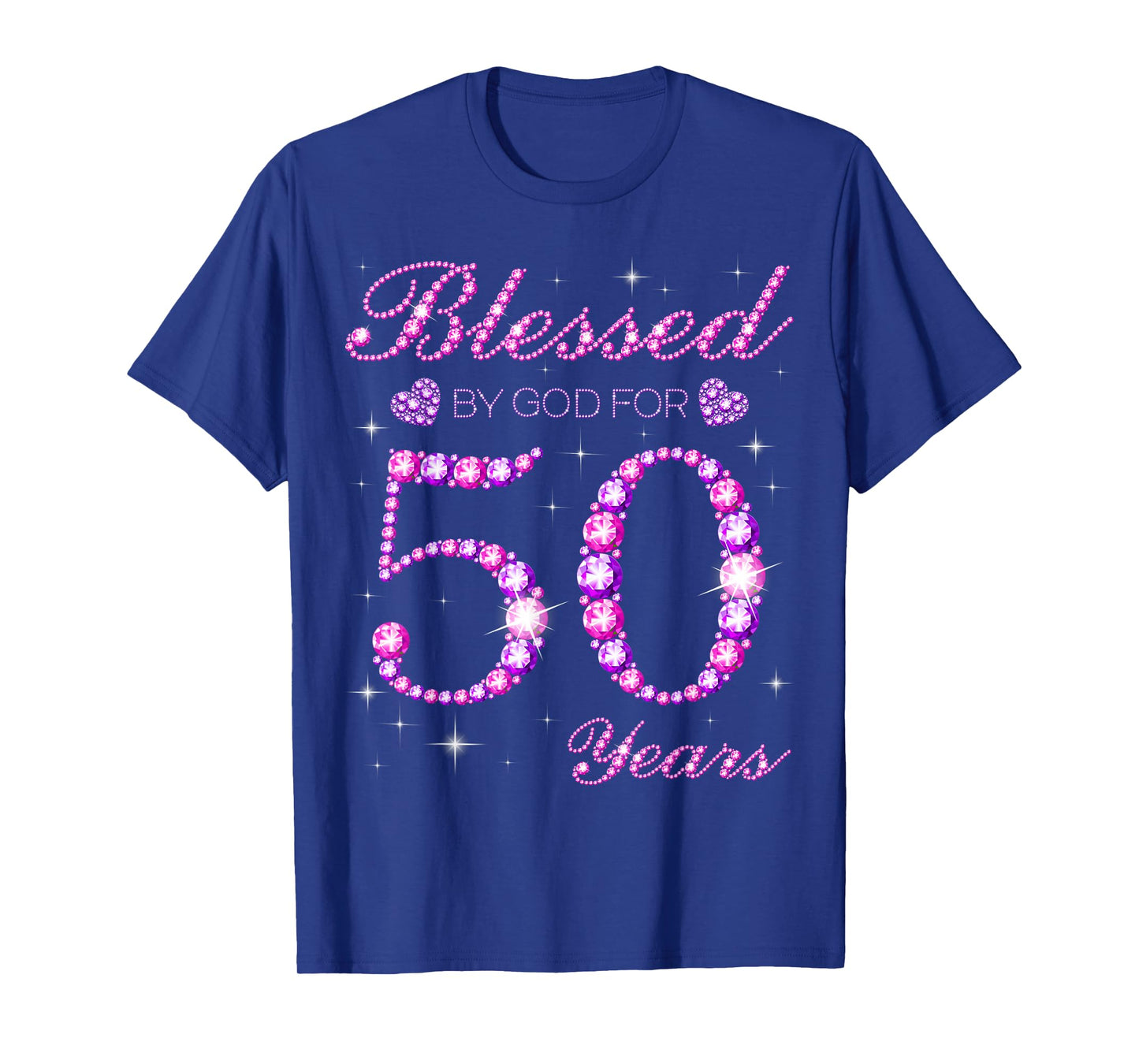 Blessed by God for 50 Years Old 50th Birthday Party T-Shirt