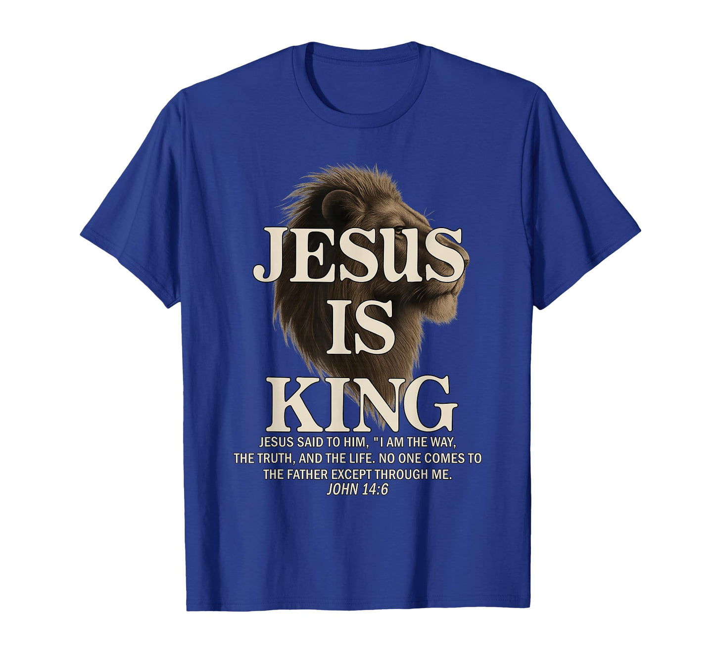 Vintage Jesus is King Bible Verse Gift for Men Women Kid T-Shirt