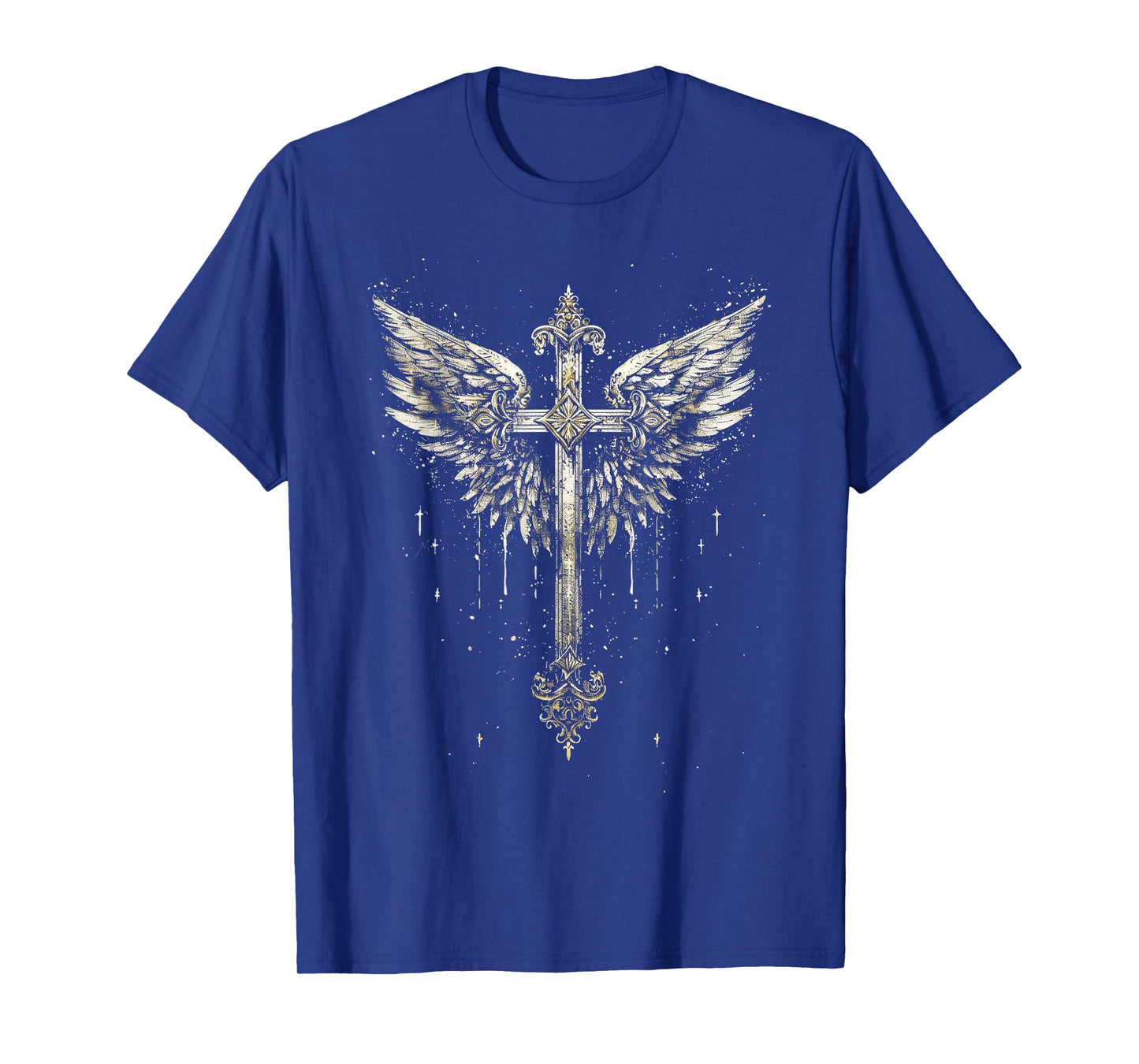 Jesus Cross Christian Angelic Wings Angel wings T-Shirt