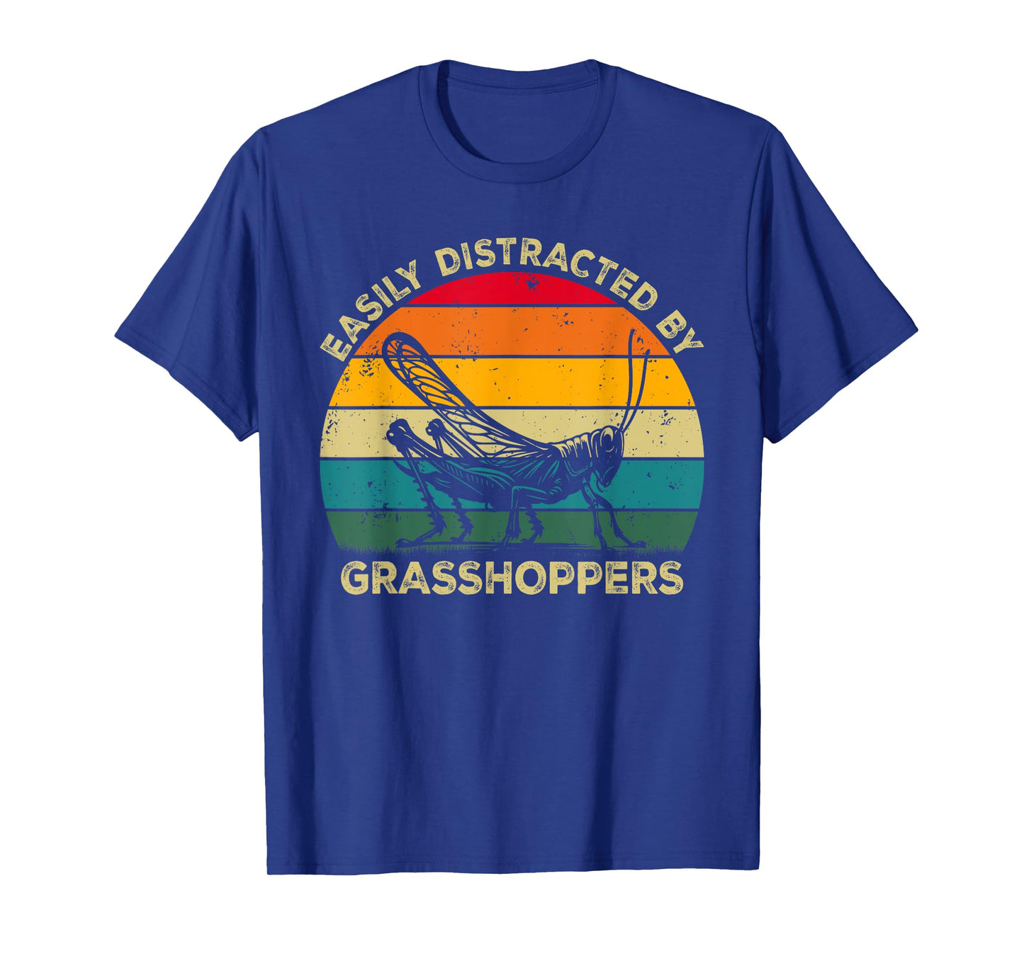 Easily Distracted By Grasshoppers, Cute Grasshopper Lovers T-Shirt