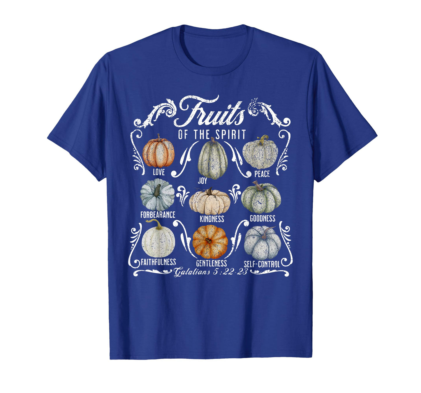 The Fruit Of The Spirit Pumpkin Autumn Fall Jesus Christian T-Shirt