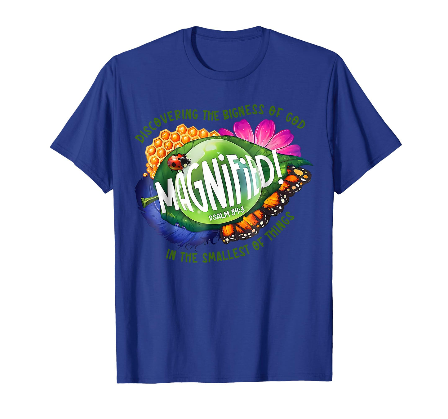VBS 2025 Discover The bigness Of God Magnified Insect Kids T-Shirt