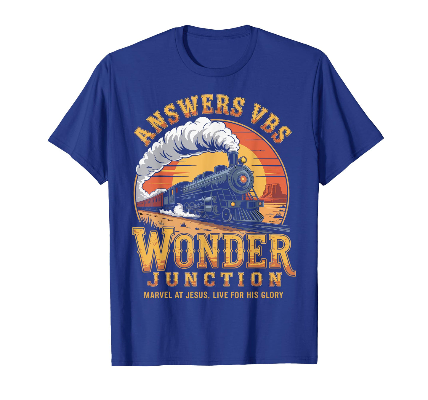 Answers VBS 2025 Wonder Junction Christian Train Glory T-Shirt