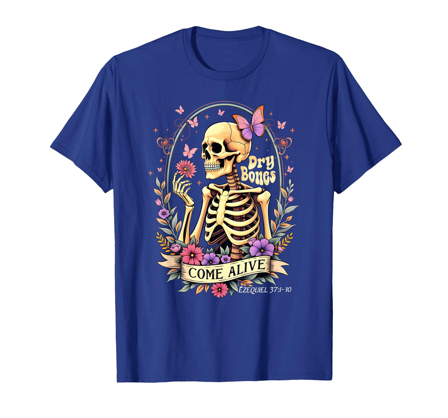 Halloween Dry Bones Come Alive Dancing Skeleton Christian T-Shirt