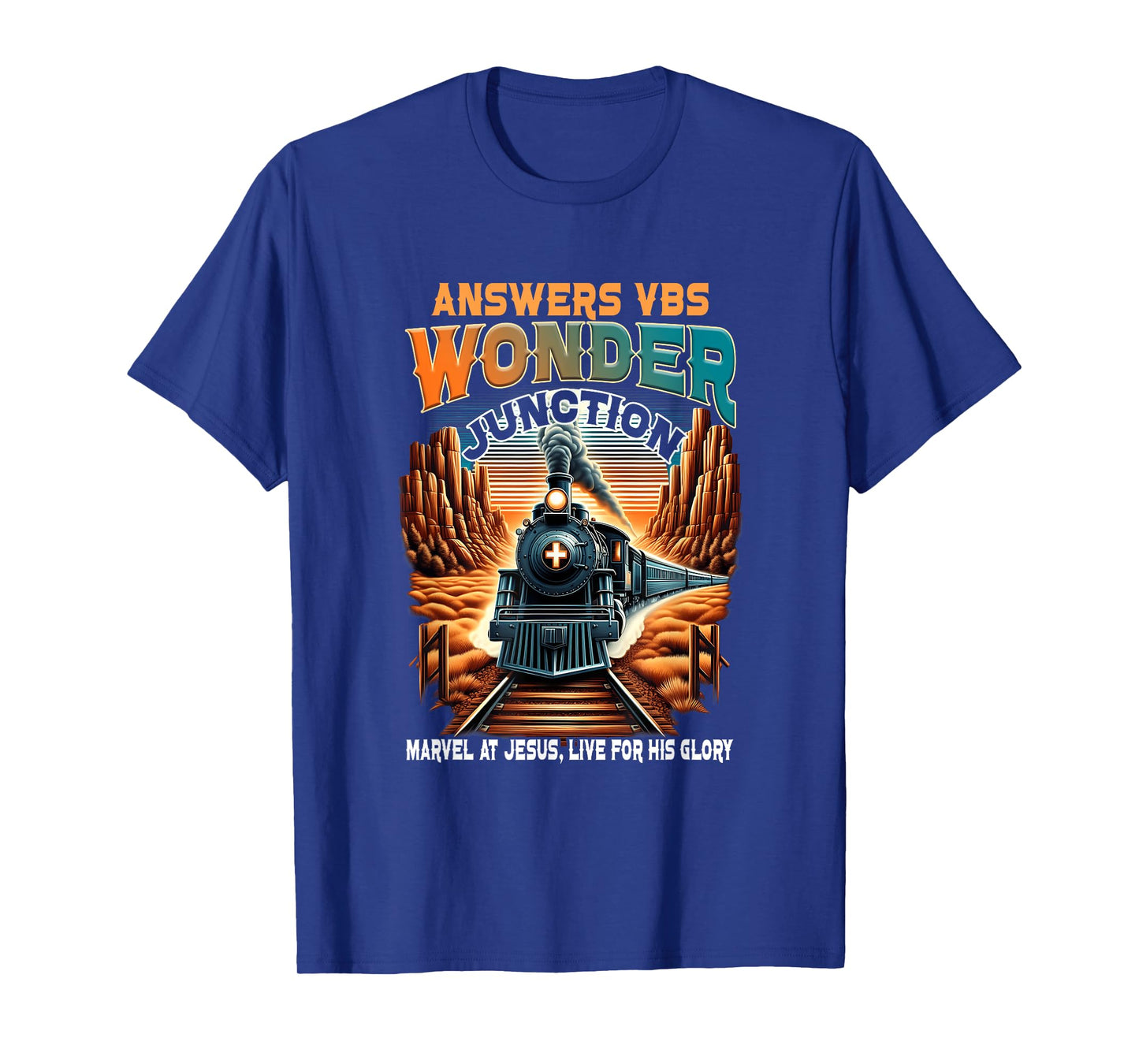 Answers VBS Wonder Junction Christian Train Theme T-Shirt