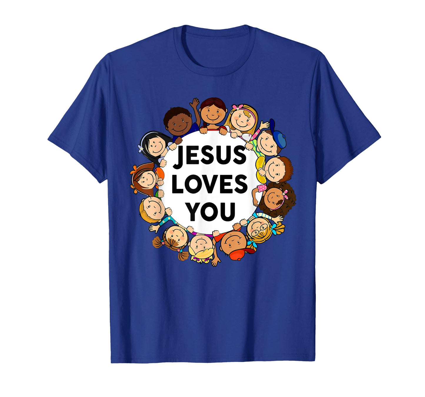 Toddler Jesus Loves You Shirt Kids Boy Girl Christian God T-Shirt