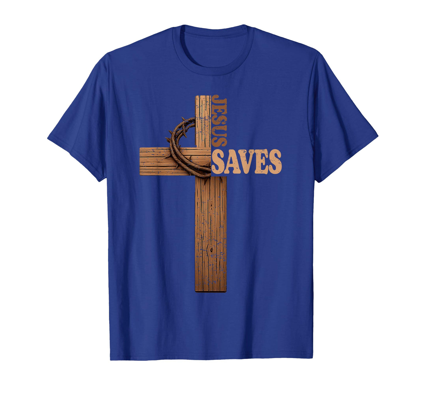 Jesus Saves Cross Subtle Christian Bible Religious Faith God T-Shirt