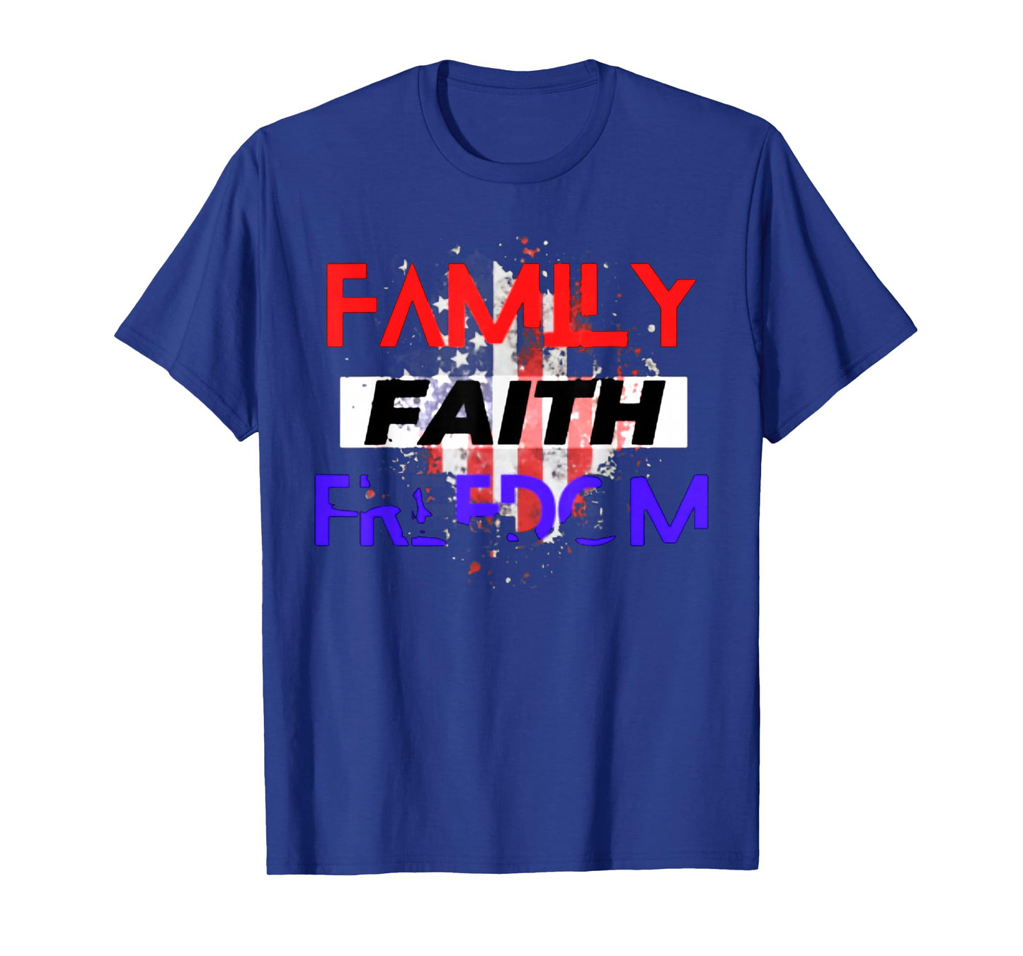 Family Faith Freedom Vintage Tee T-Shirt