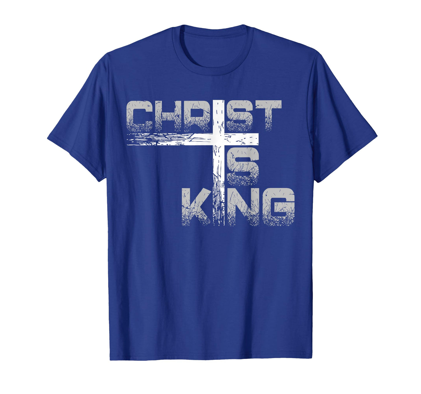 Jesus Christ is King Bible Verse Cross Religious Christian T-Shirt