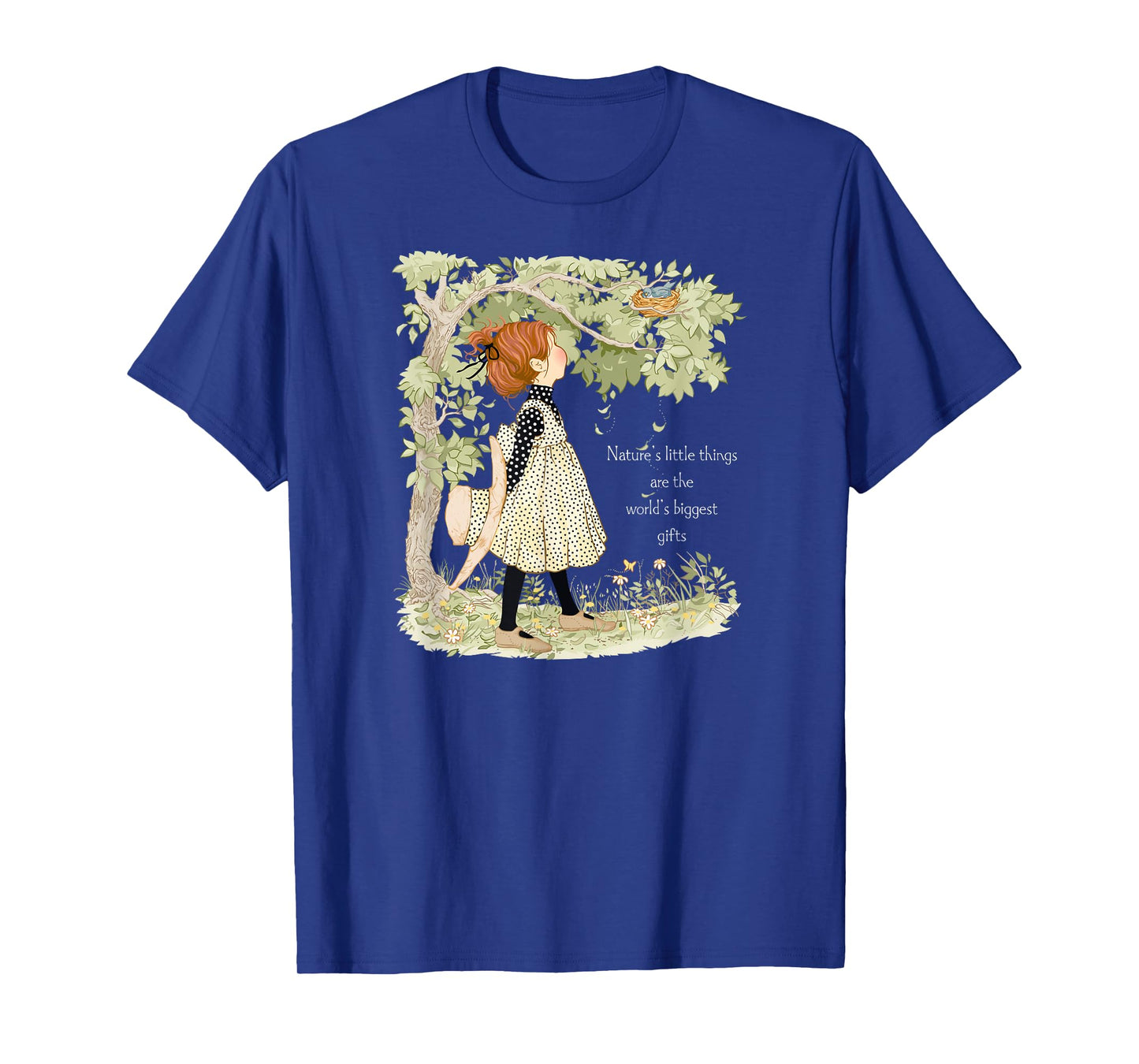 Holly Hobbie Classic Natures Little Things Light Text T-Shirt