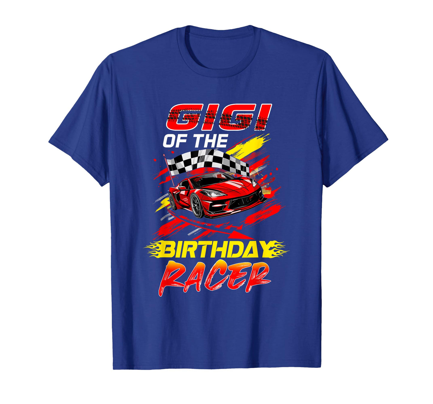Gigi Of The Birthday Racer Race Car Party Family Matching T-Shirt